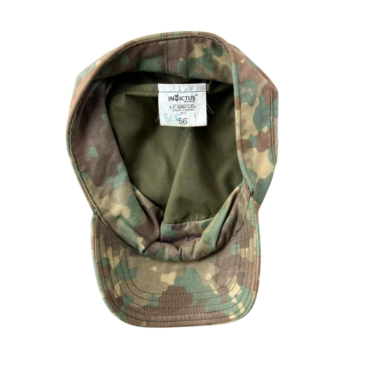 Romanian Army M2017 Woodland Camouflage Cap - Small 56cm