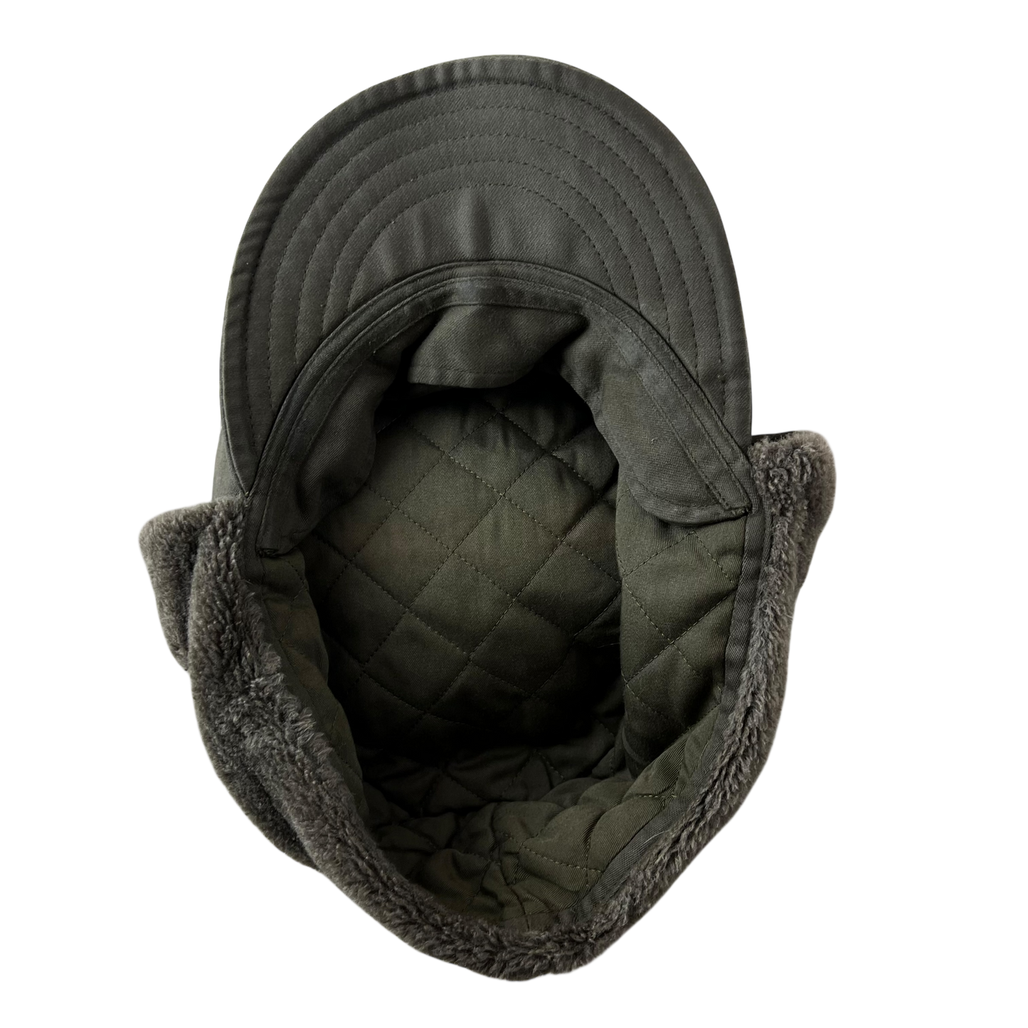 Austrian Army Olive Drab Cold Weather Trapper Cap - Medium 58cm