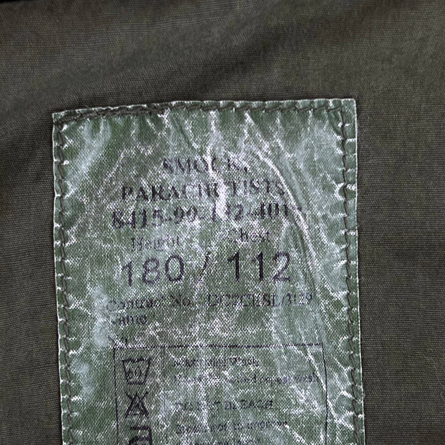 British Army S95 Pattern Woodland DPM Camo Parachutist's Smock - Large 180/112