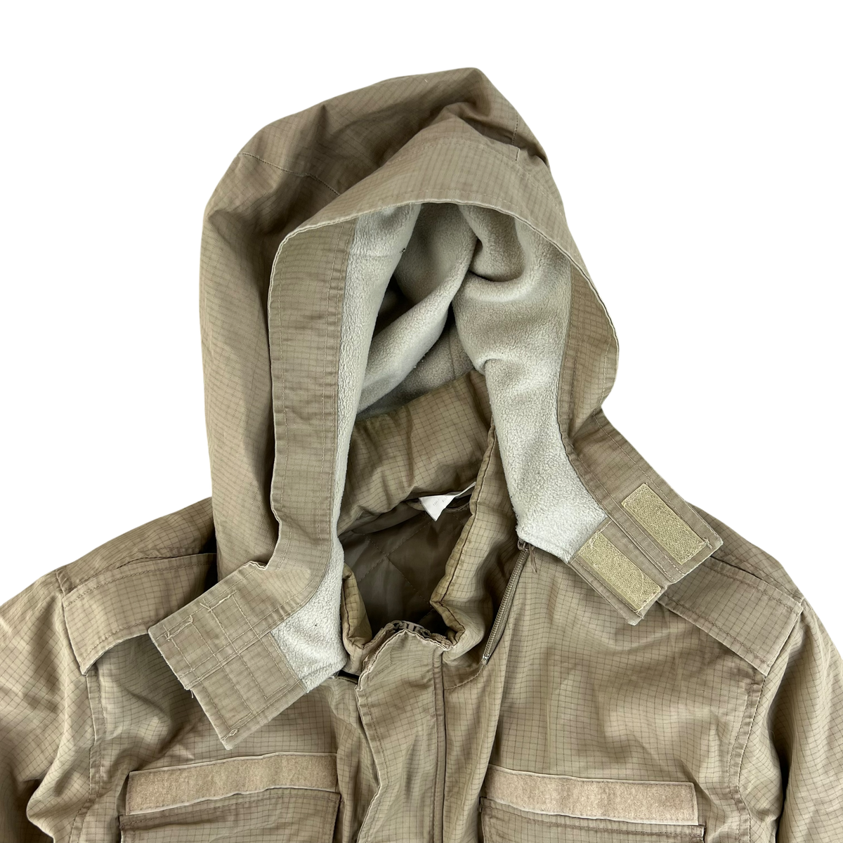 Romanian Army Tan Thermal Ripstop Parka Coat - Large