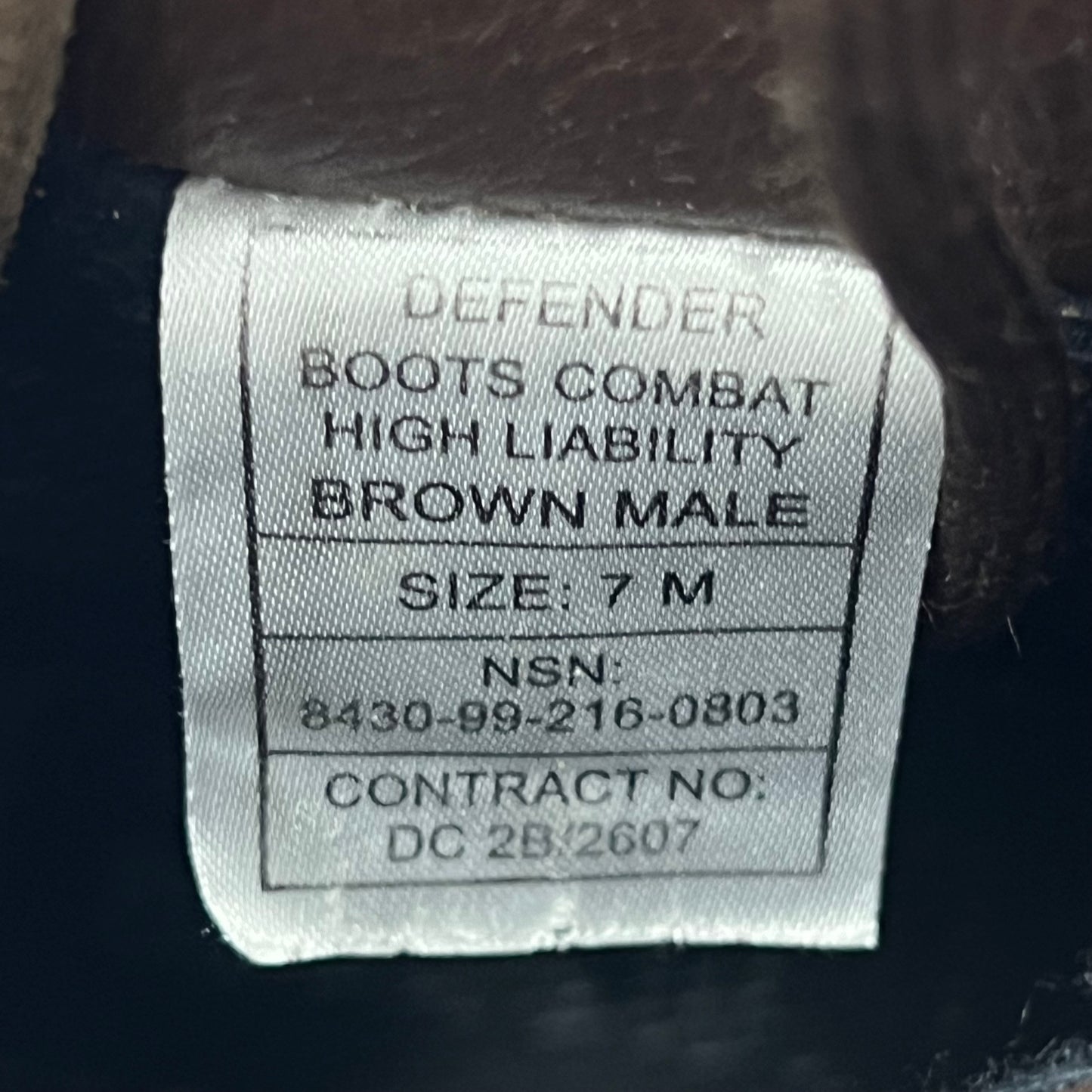British Army Altberg Defender Brown Combat Boots - Size 7M