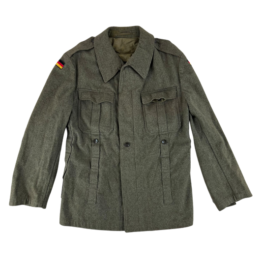 West German Army 60s Wool Field Jacket - Large