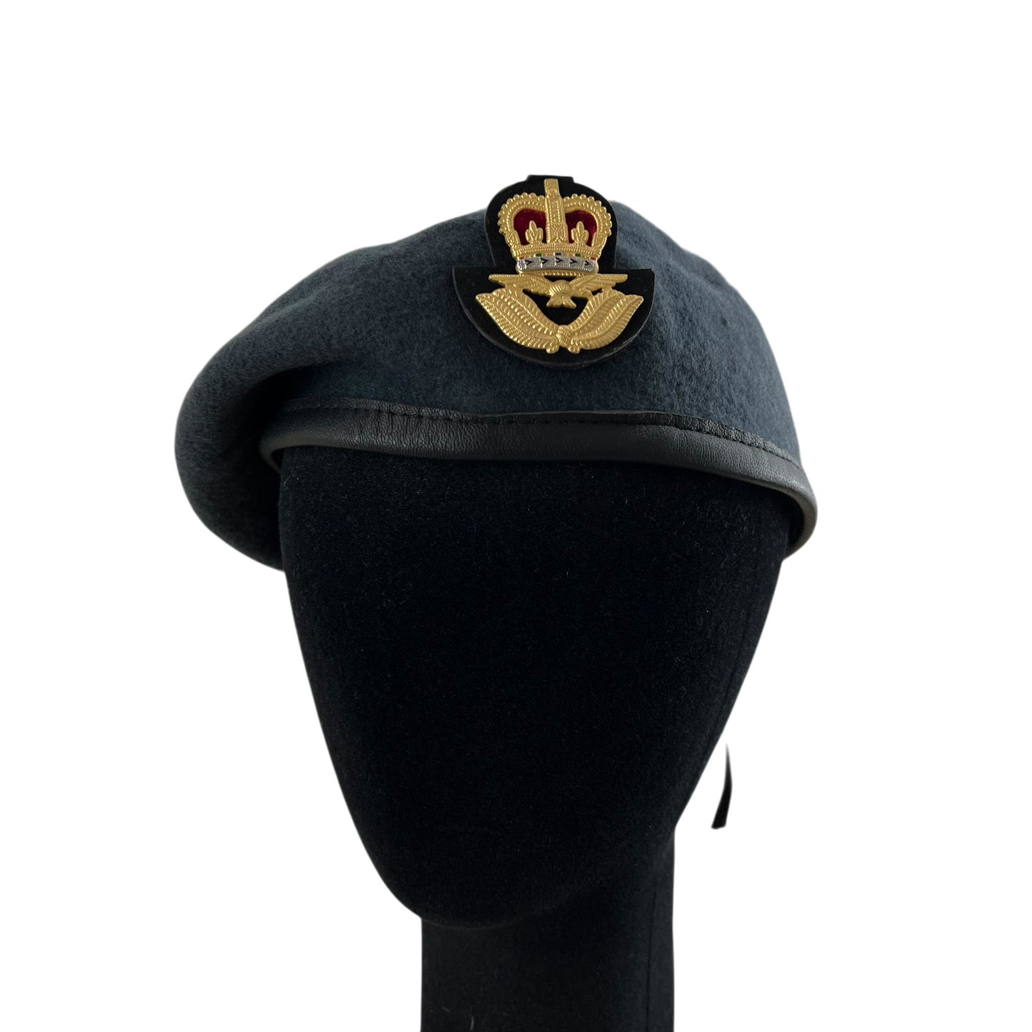 British RAF Beret w/ Officer's Badge - X Small 53cm