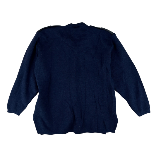 British Royal Navy Women's Blue Cardigan - Medium 96cm