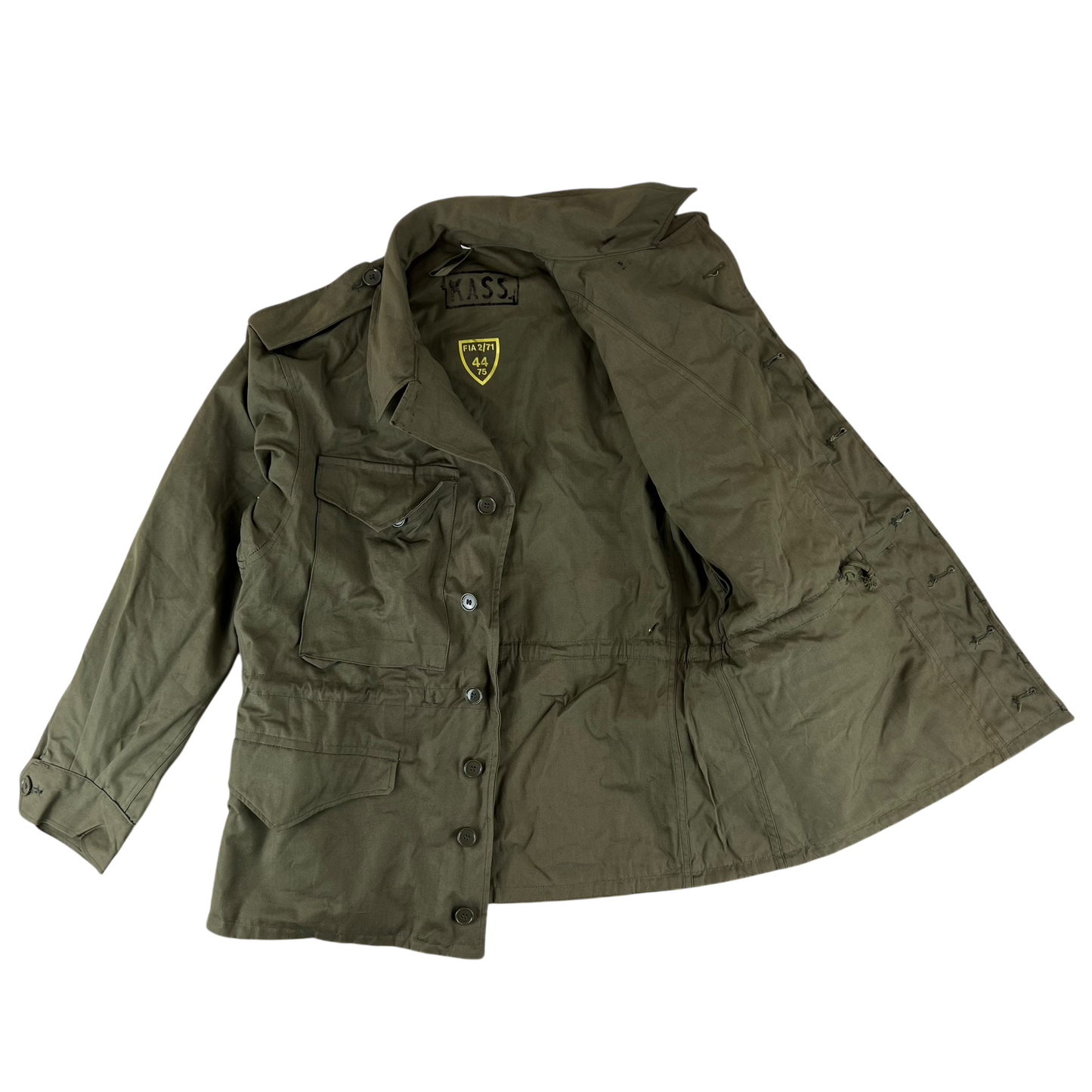 Norwegian Army 70s Olive Green Jacket - Medium