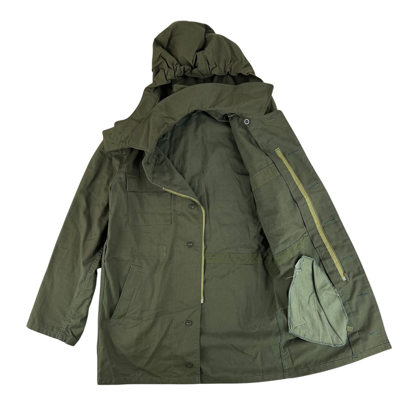 Czechoslovak Army M85 Field Parka Olive Green w/ Hood - Small 172/88