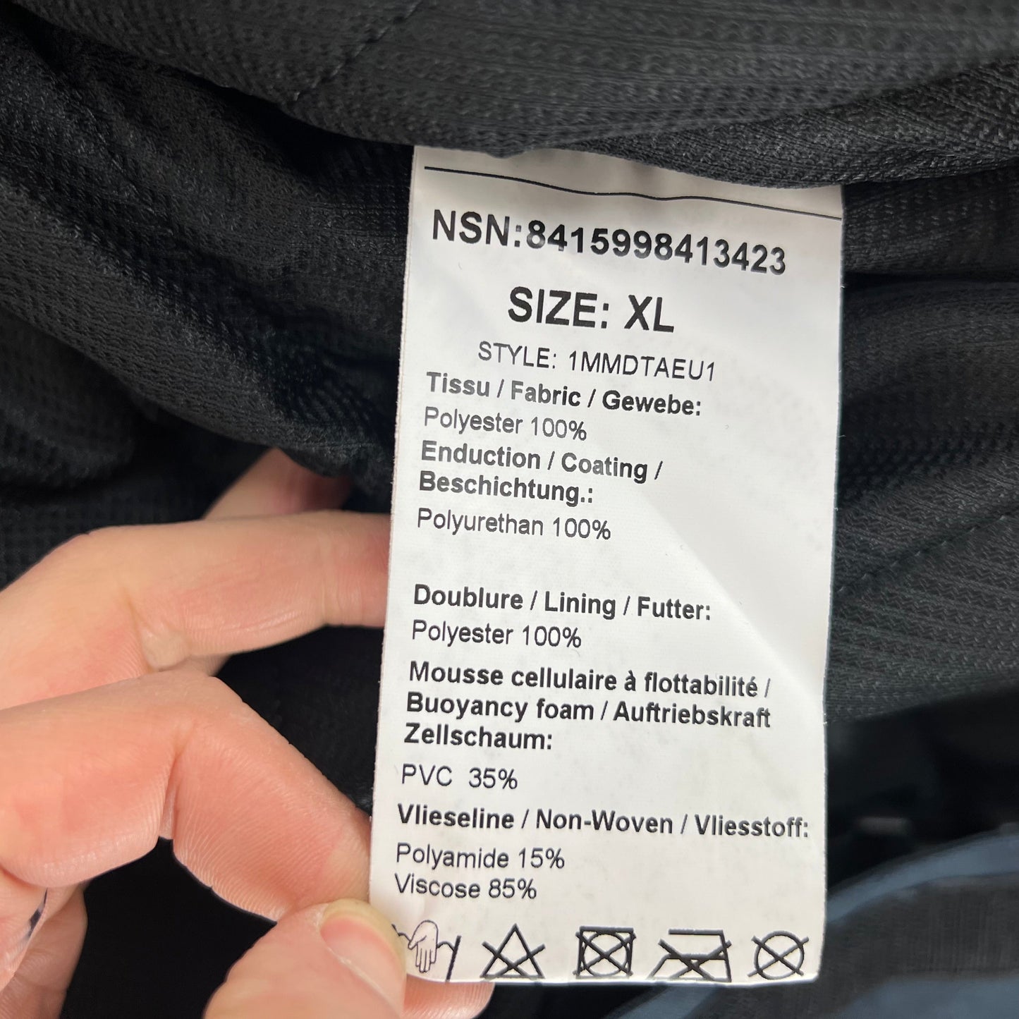 British Royal Navy Blue Upper Deck Jacket - X Large