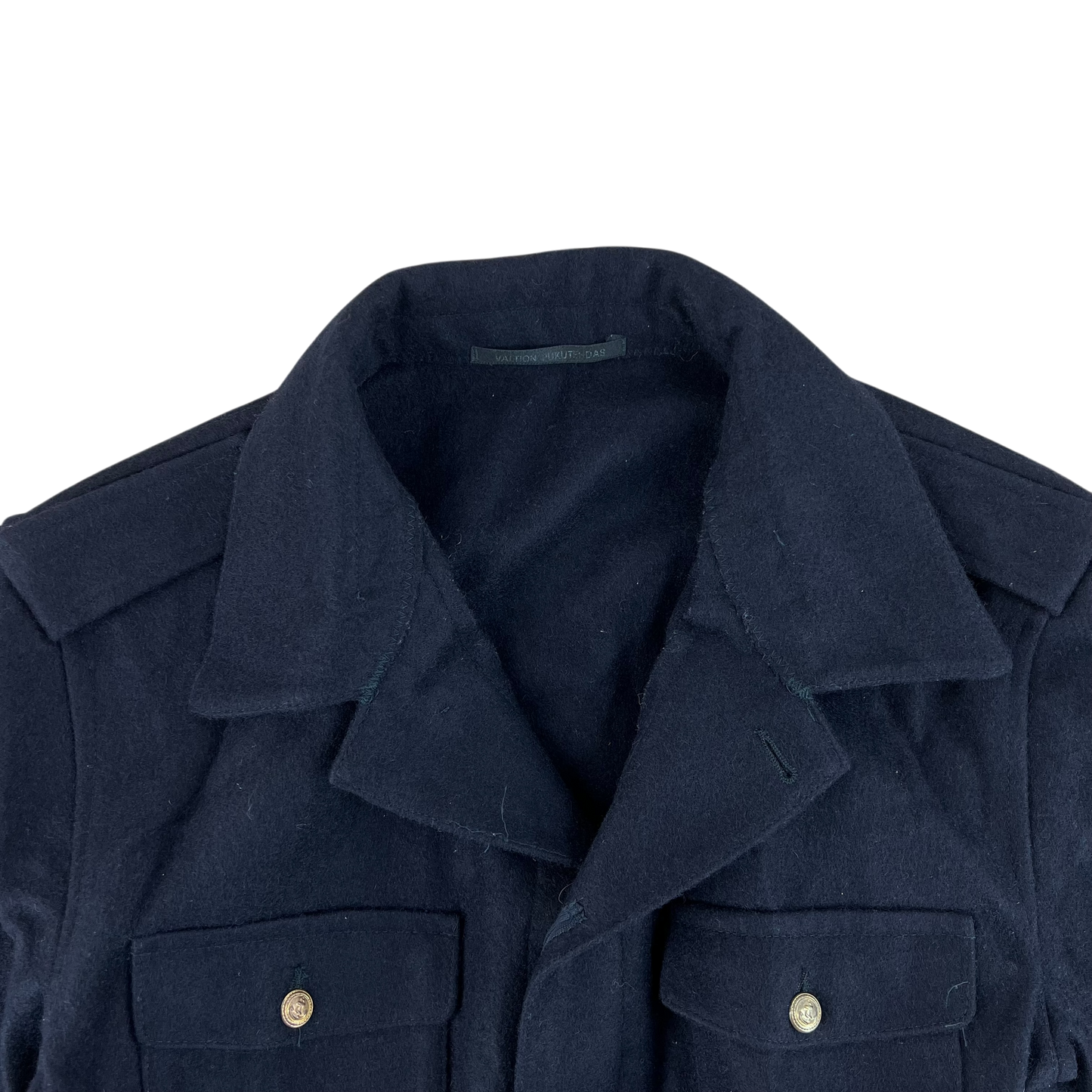 Finnish Navy M65 Wool Ike Jacket - Large