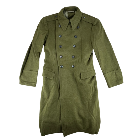 Romanian People's Army 80's Khaki Wool Greatcoat - Medium