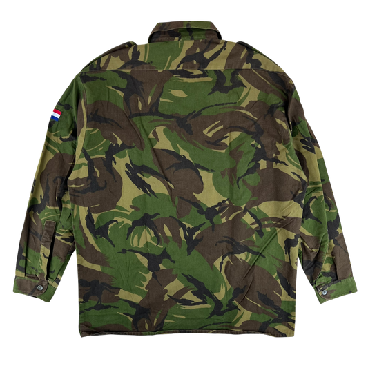 Dutch Army Field Shirt DPM Woodland Camouflage Long Sleeve - Large