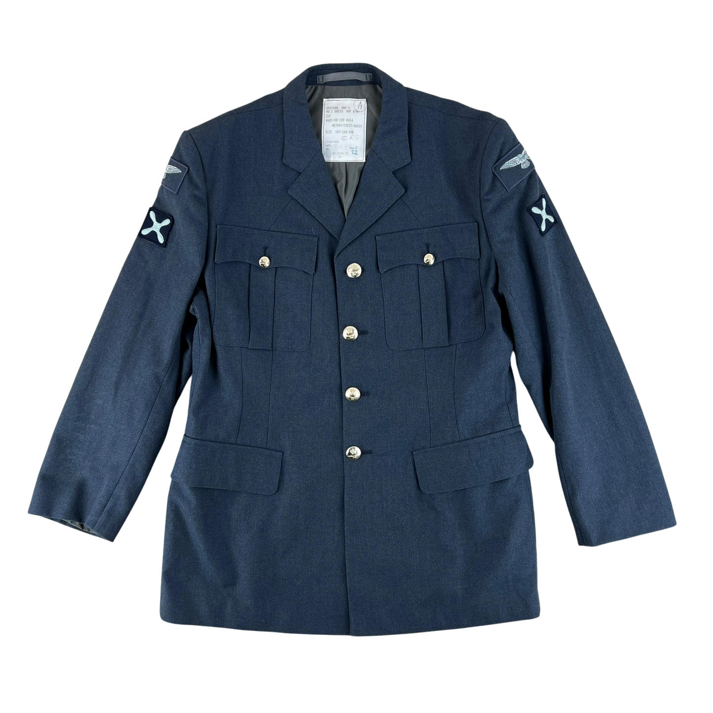 British Royal Air Force No. 1 Dress Jacket - Large 182/116