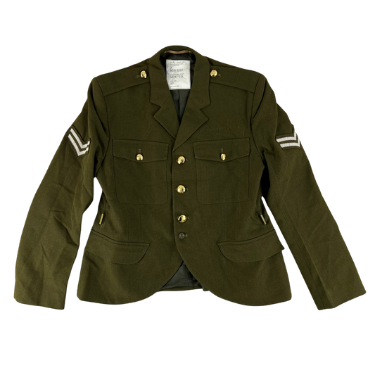 British Army No. 2 Dress Jacket Khaki Green - Royal Regiment of Scotland - Large 180/112
