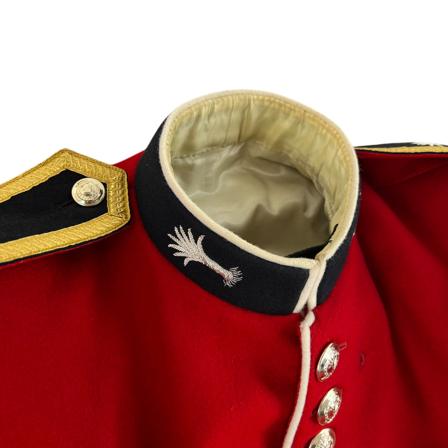 British Army RHQ SGTS Bandsman's Tunic Jacket w/ Wings - Welsh Guards - X Large