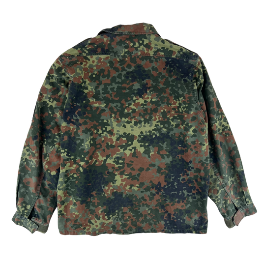 German Army Flecktarn Camouflage Long Sleeve Field Shirt - Large GrNr 9