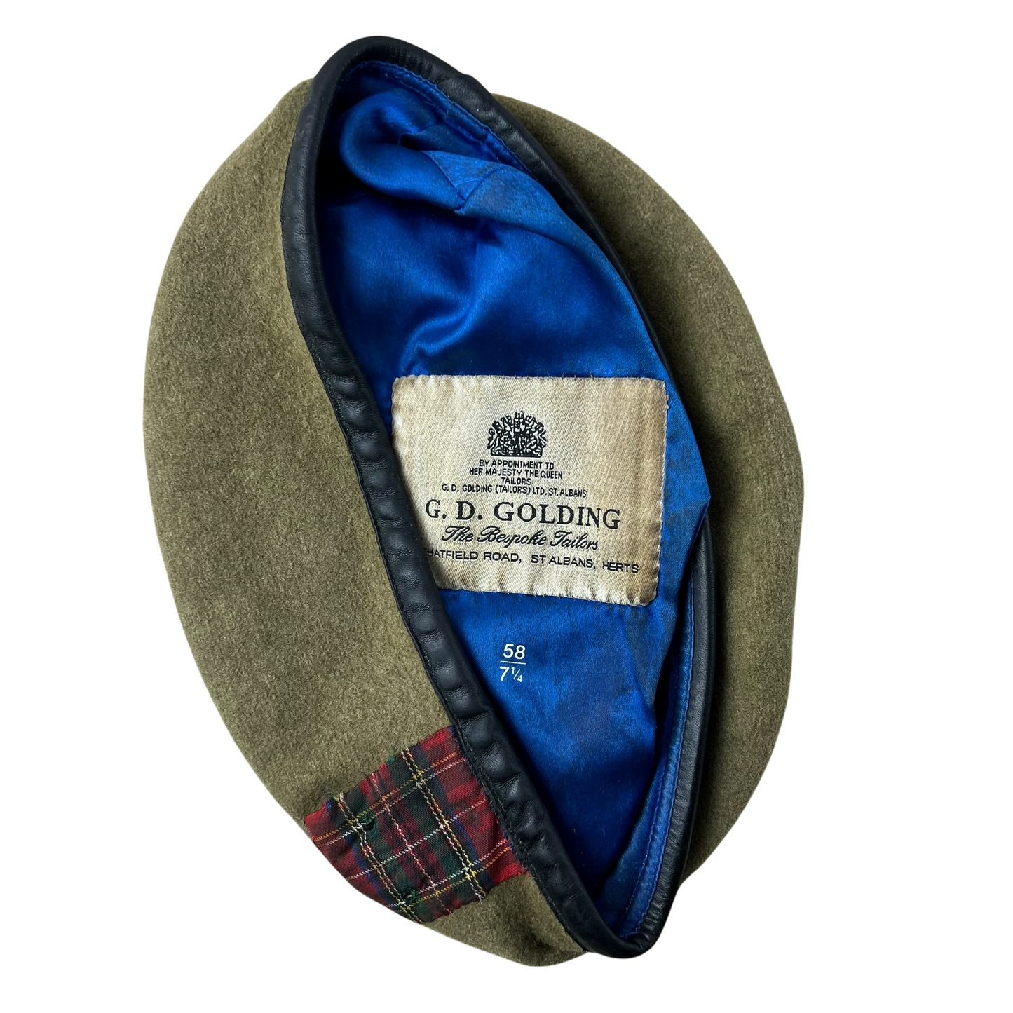 British Army Beret - Scots Guards Officer's  - Medium 58cm