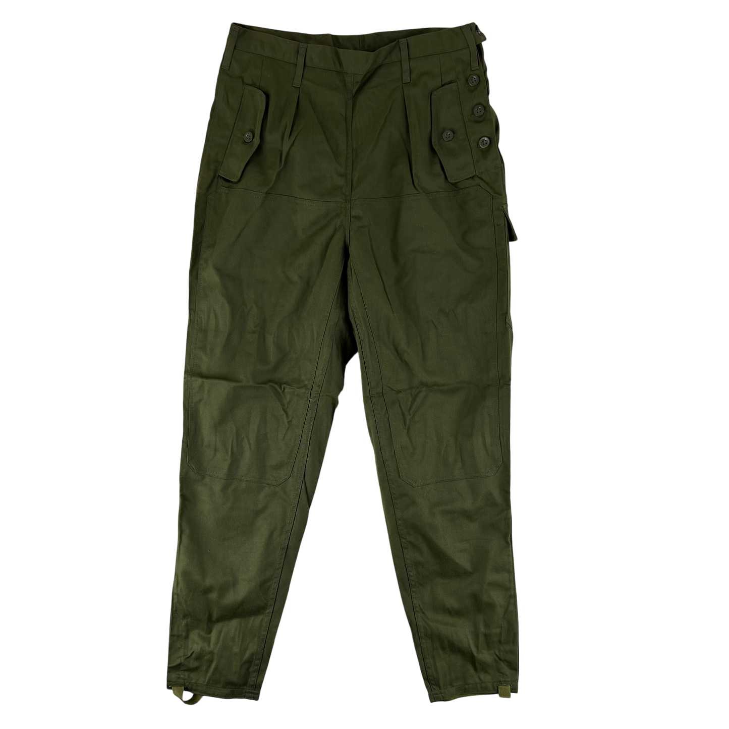 Czechoslovak Army M85 Women's Olive Green Trousers - W32 L30.5