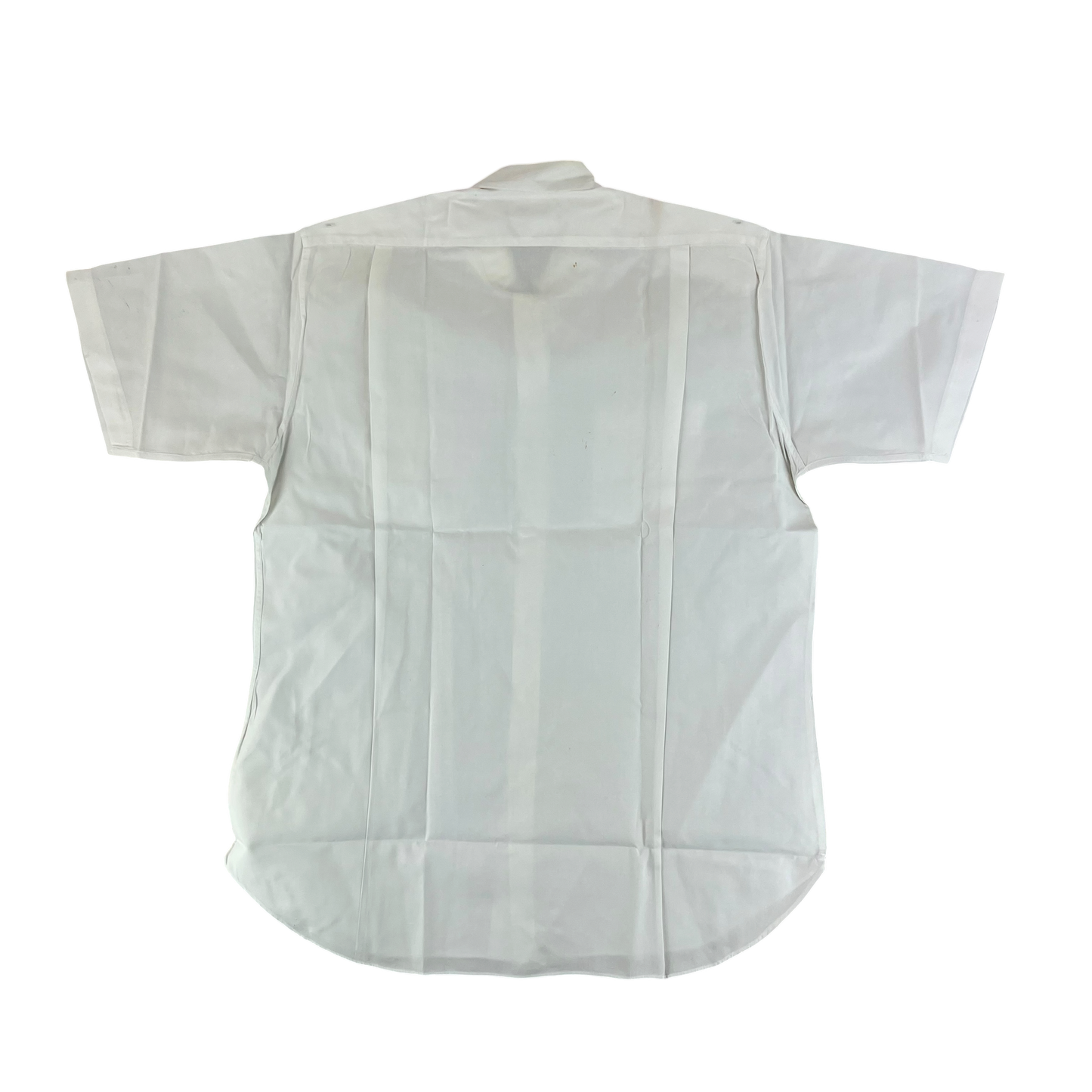 British Merchant Navy 50s Officer's Tropical Short Sleeve Shirt - Large