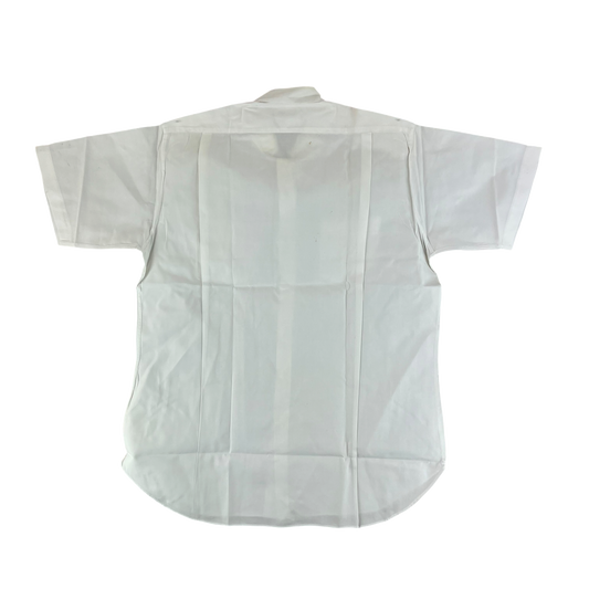 British Merchant Navy 50s Officer's Tropical Short Sleeve Shirt - Large