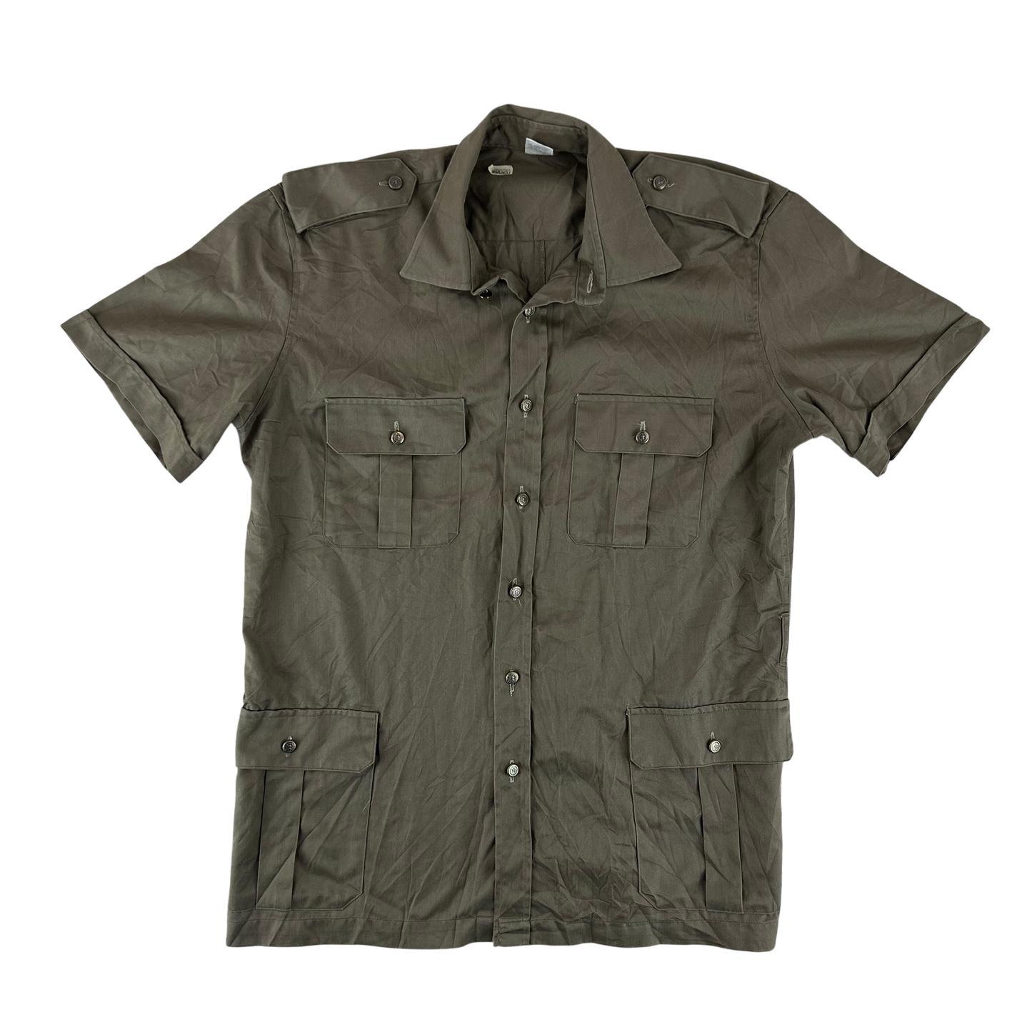 Italian Army Roma 75 Short Sleeve Safari Shirt -