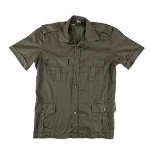 Italian Army Roma 75 Short Sleeve Safari Shirt - Large