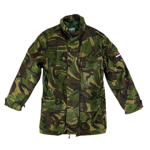 Dutch Army M93 DPM Woodland Camouflage Combat Jacket w/ MVP Liner - Medium
