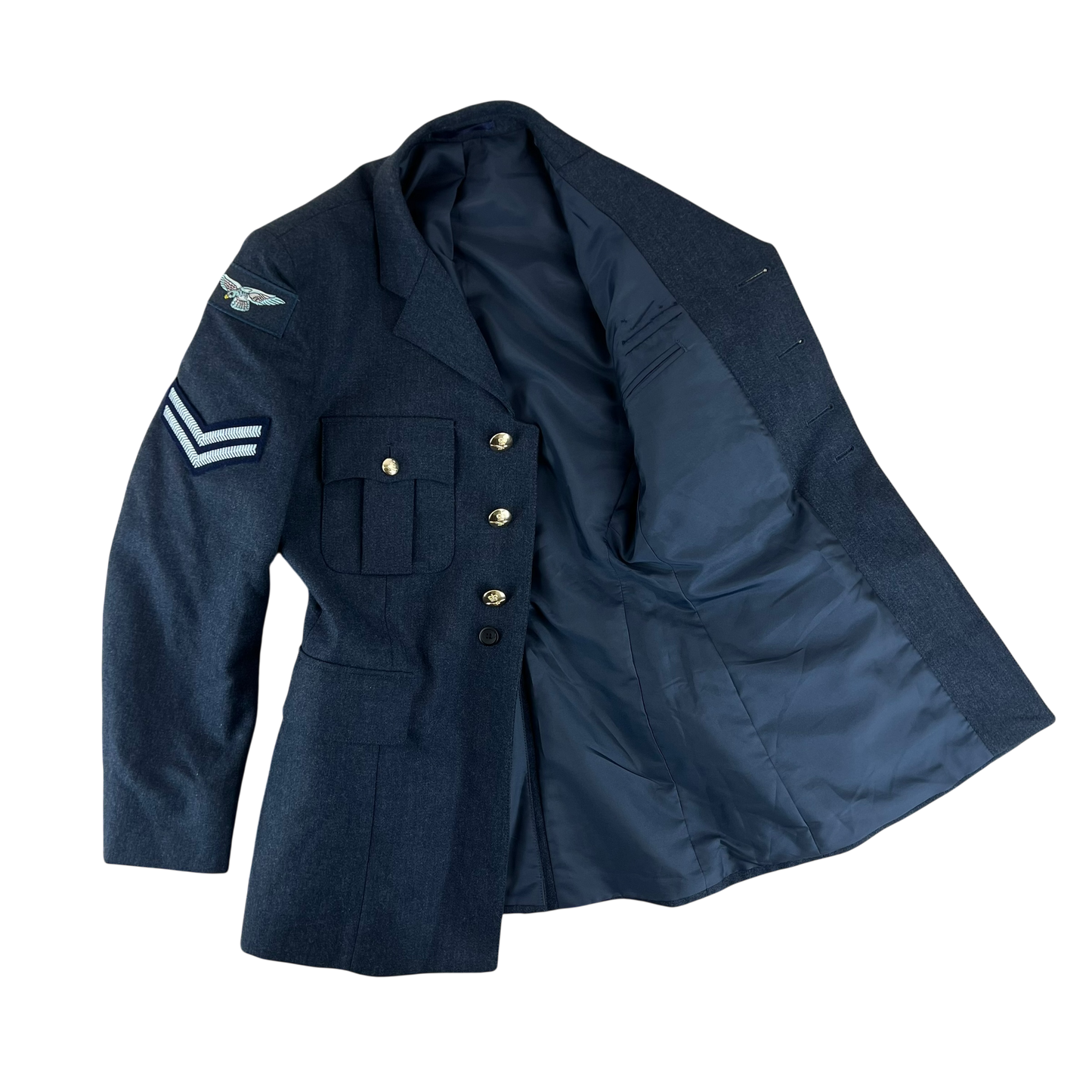 British Royal Air Force No. 1 O.A. Dress Jacket w/ Belt - Medium