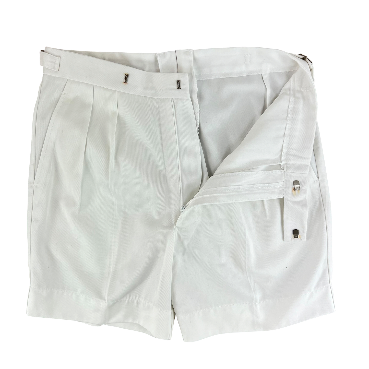 British Royal Navy White Dress Shorts - W33 180/84