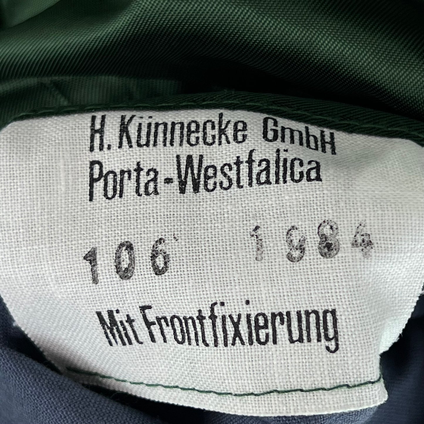 German Police Green Dress Jacket - Large