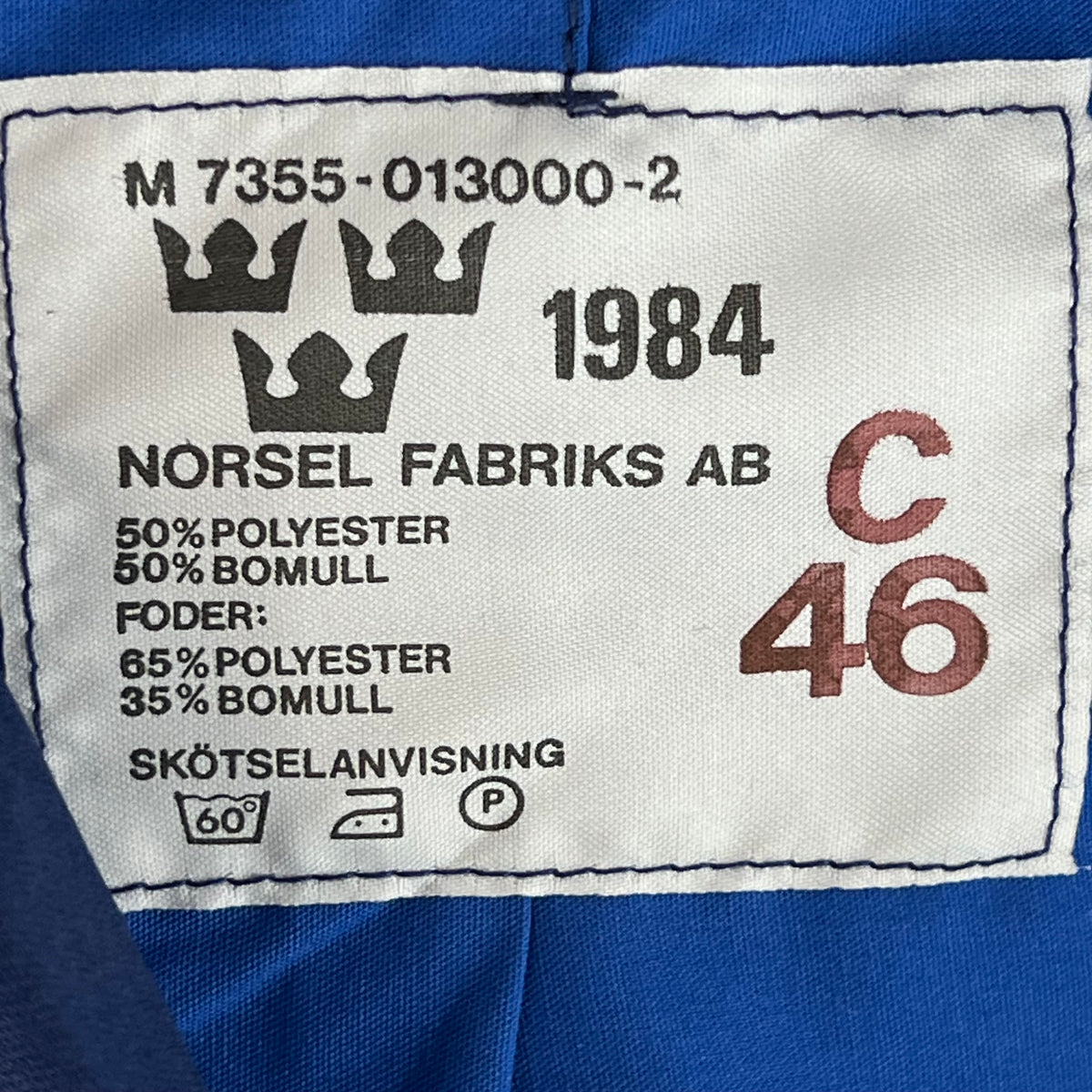 Swedish Navy Blue Work Utility Jacket - Medium