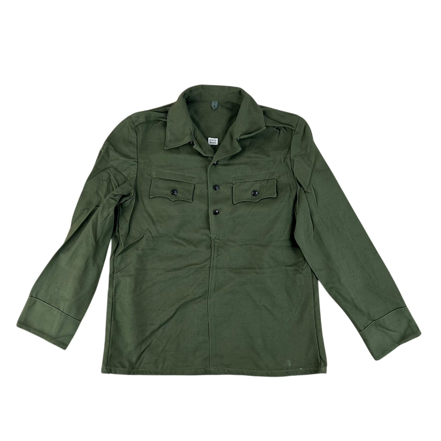 Bulgarian People's Army Olive Green Cossack Shirt - Medium