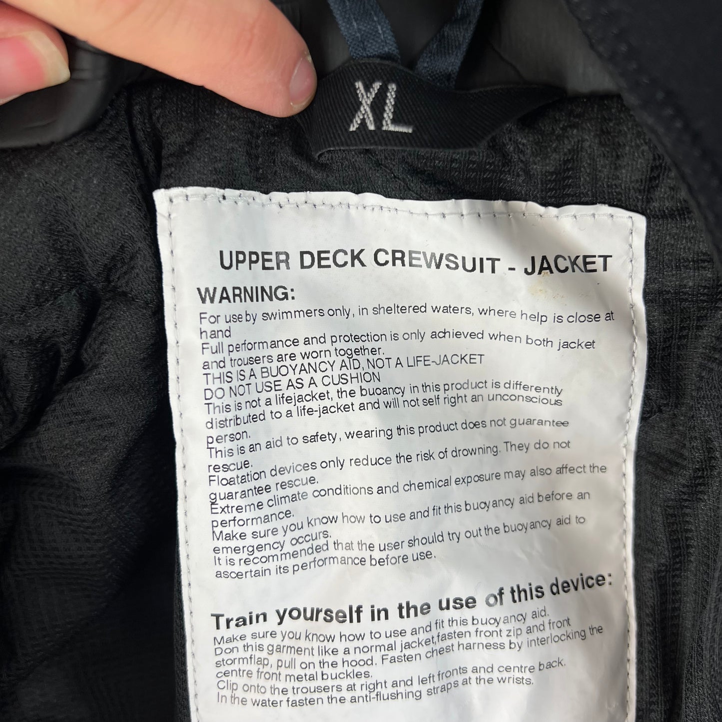 British Royal Navy Blue Upper Deck Jacket - X Large