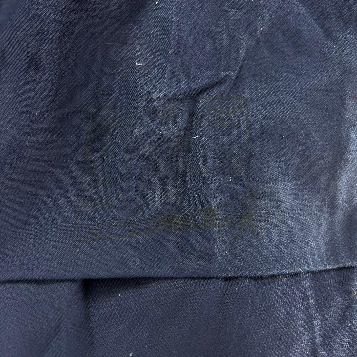 Romanian People's Navy 80s Blue Wool Greatcoat - Medium