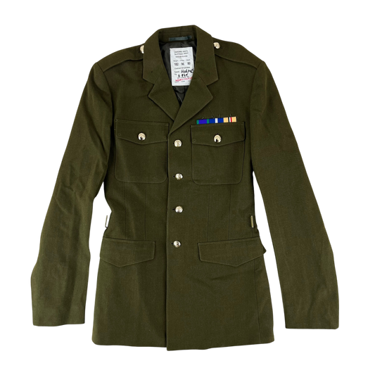 British Army 1980 Pattern No. 2 Olive Green Dress Jacket - Royal Yorkshire Regiment - Medium 182/92