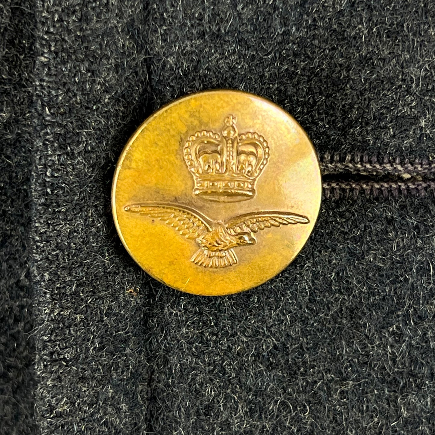 British RAF 50's New Pattern Wool Greatcoat - Medium SIZE 14