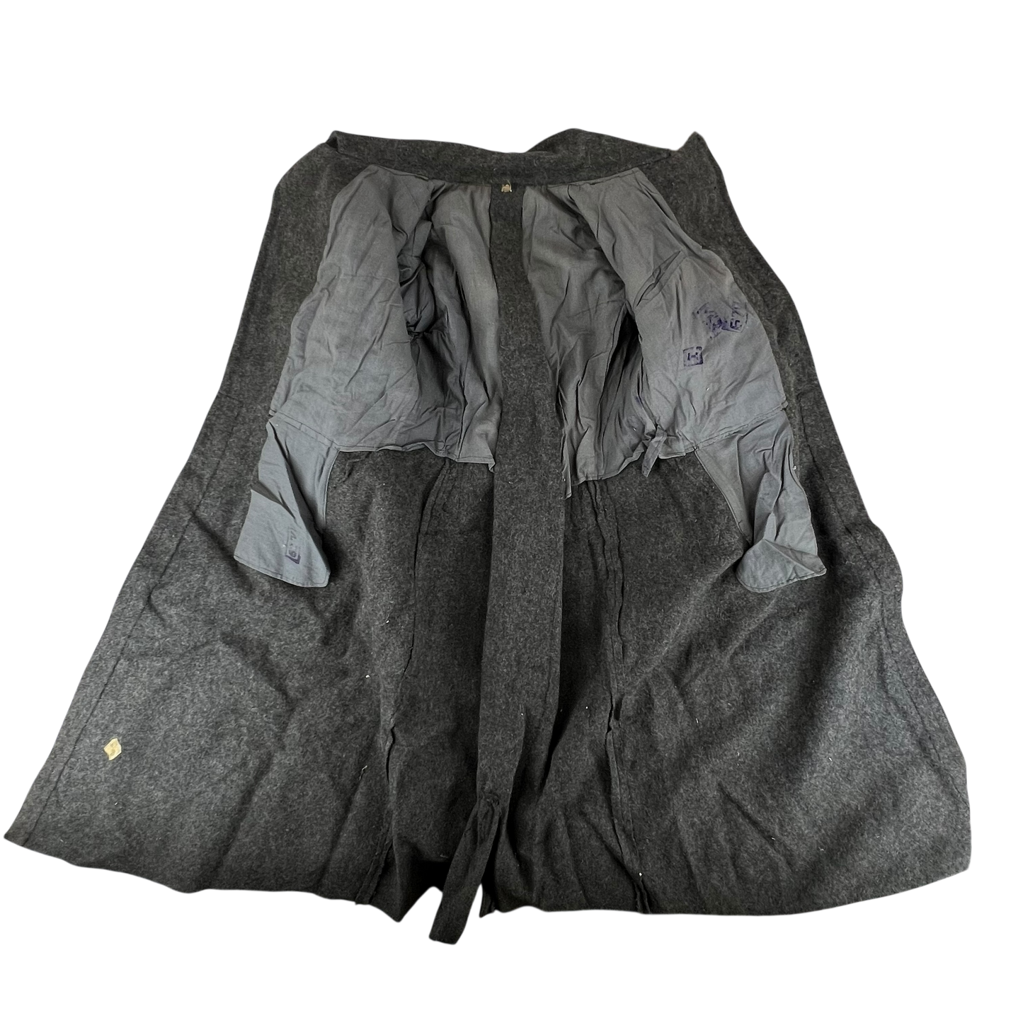 Bulgarian People's Army 50s Grey Wool Greatcoat - Medium