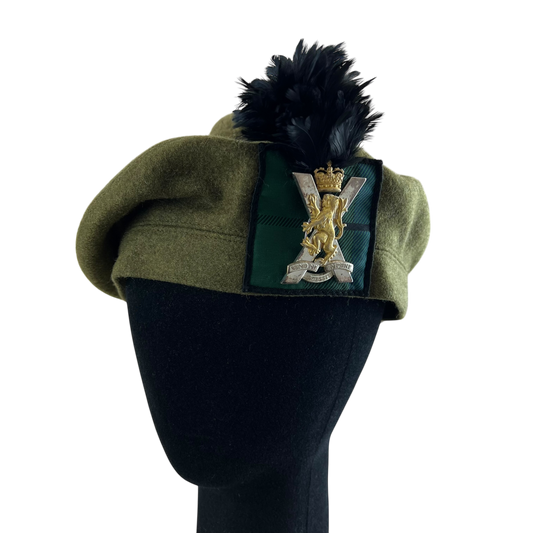 British Army Tam o Shanter w/ Plume - Royal Regiment of Scotland - Medium