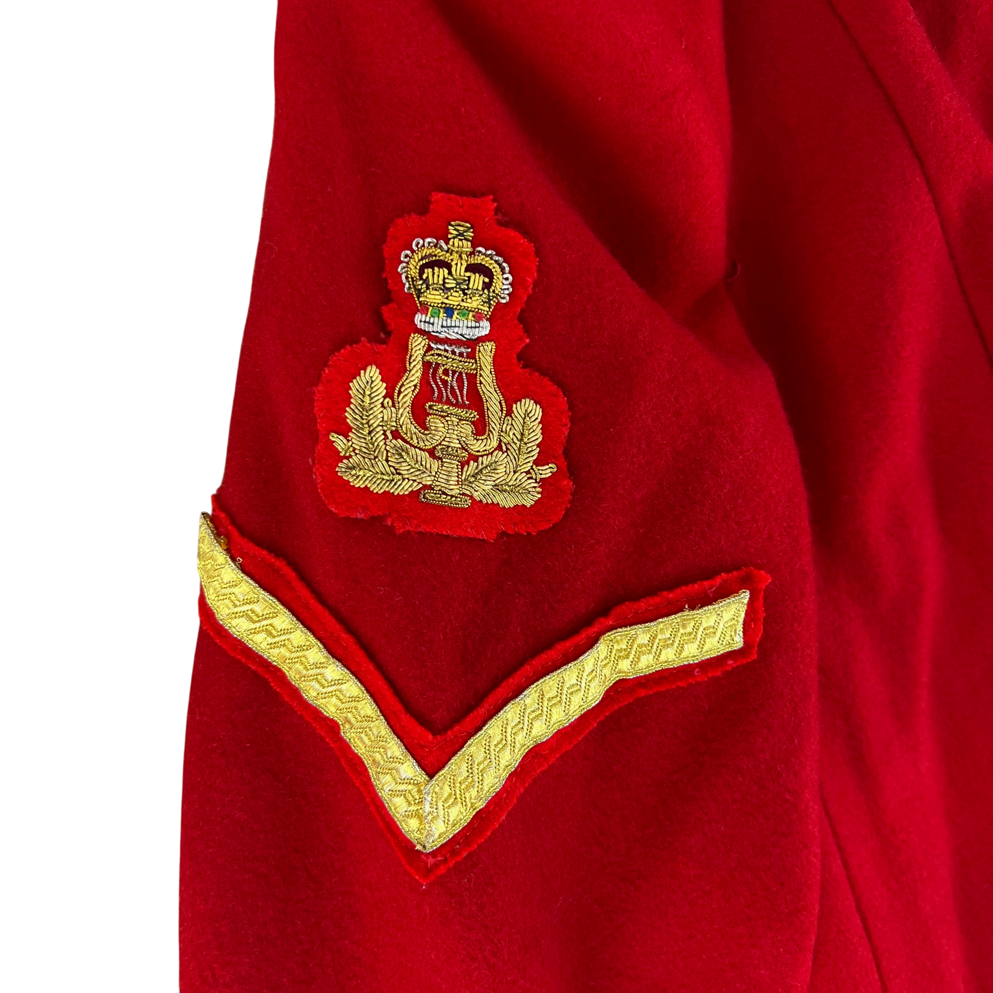 British Army Red Tunic Jacket - Queen's Division Minden Band - Small
