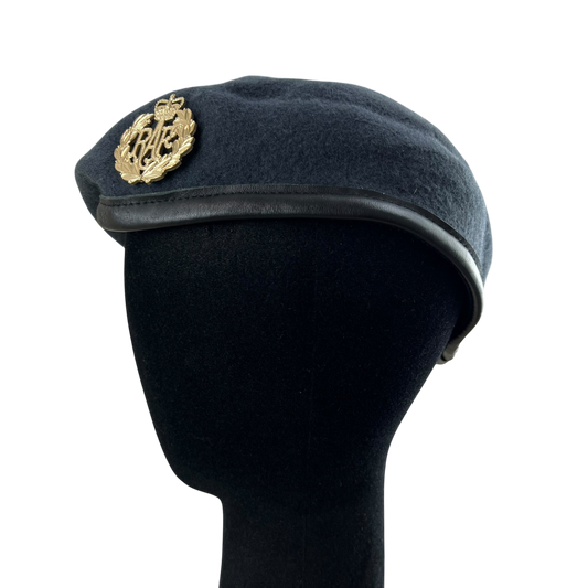 British RAF Beret w/ Badge - Medium 57cm