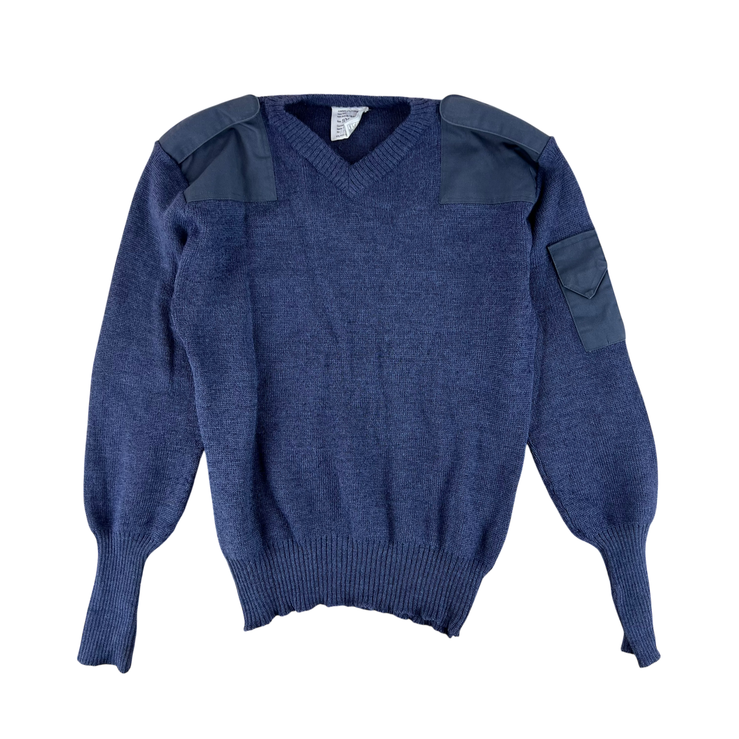 British RAF Wool V Neck Pullover Jersey Jumper - Medium 100cm