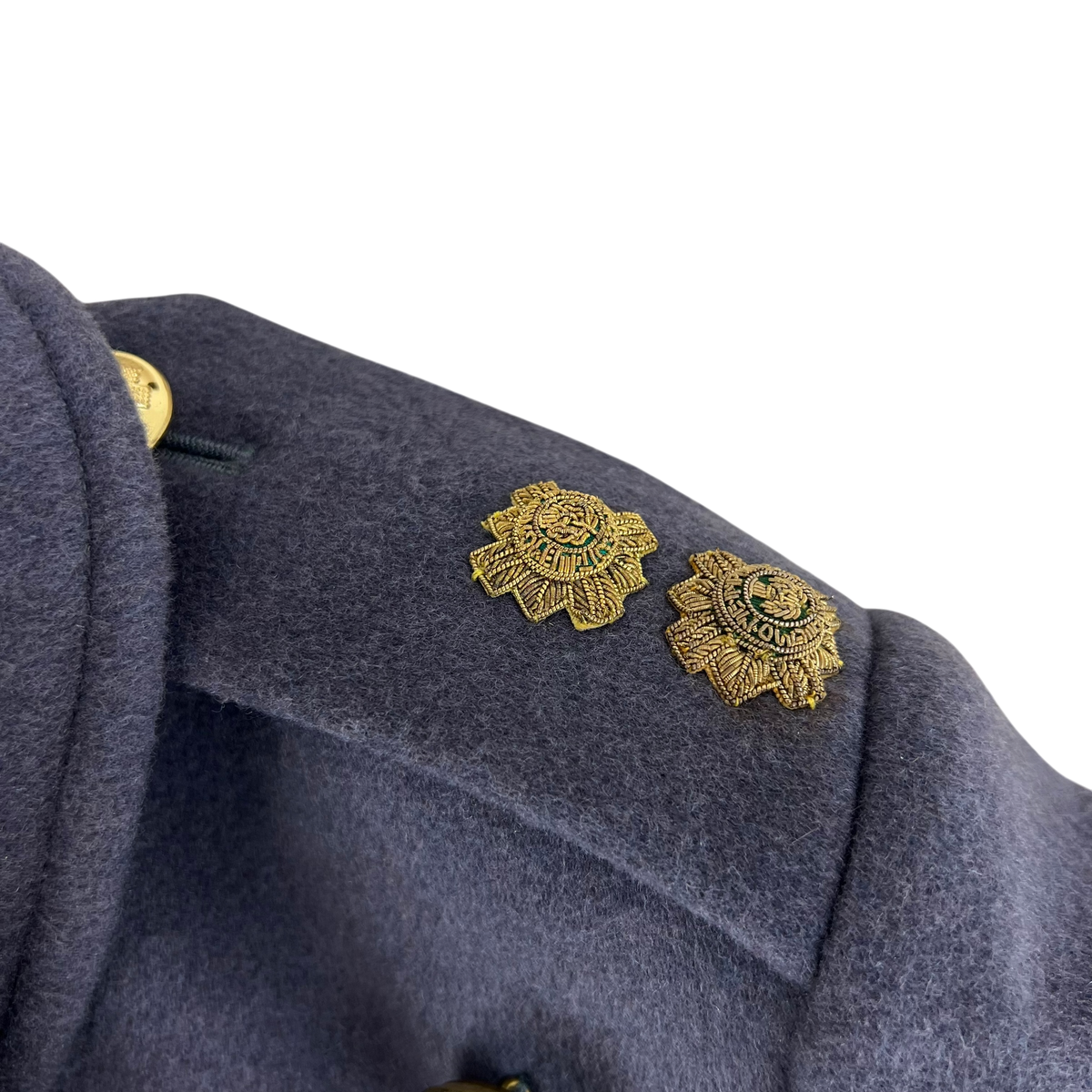 British Army Officer's Double Breasted Wool Greatcoat - Scots Guards - Small