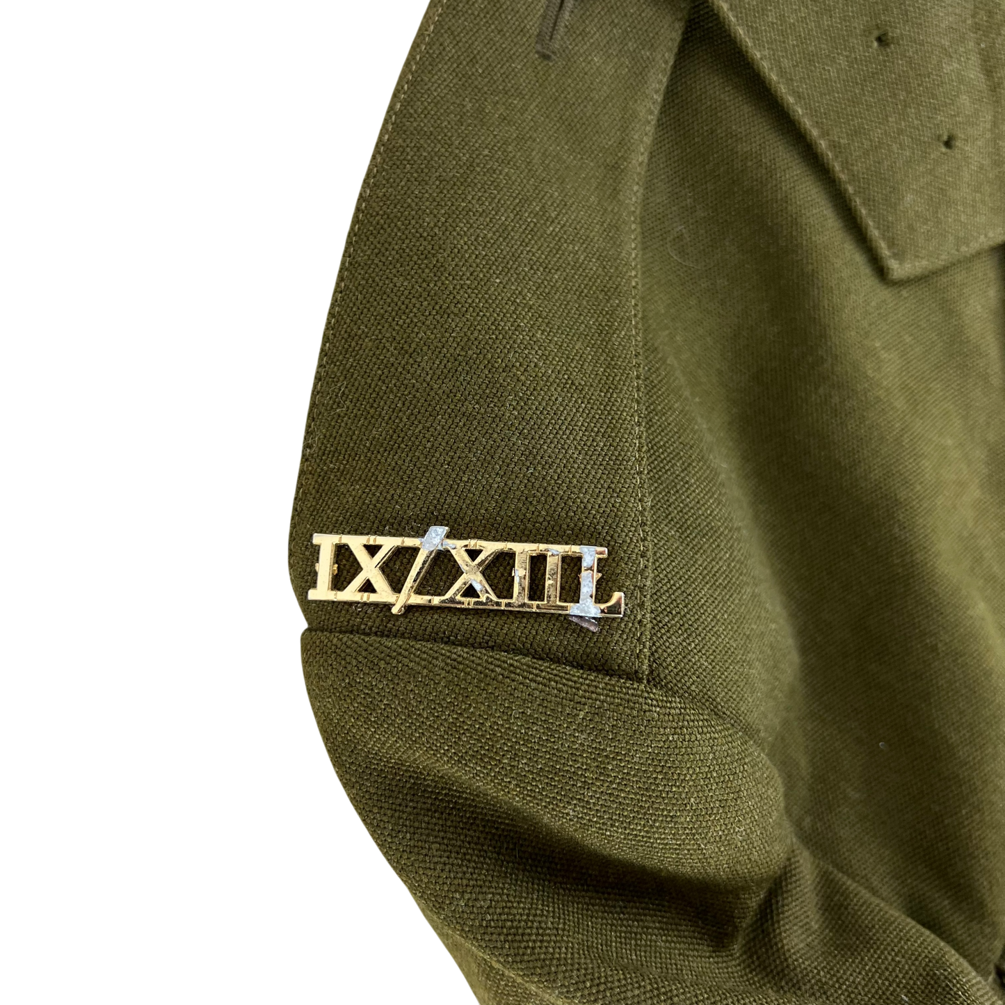 British Army 1980 Pattern No. 2 Olive Green Dress Jacket - 9th/12th Royal Lancers - Medium 180/100