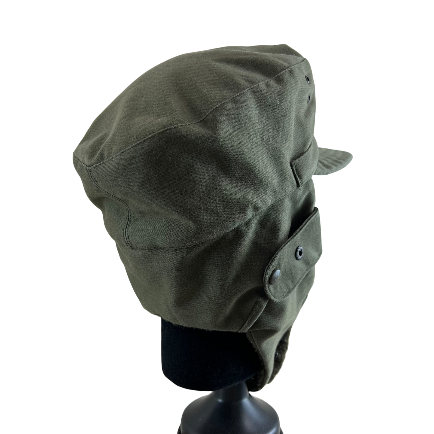 Austrian Army Olive Drab Cold Weather Trapper Cap - Medium 58cm