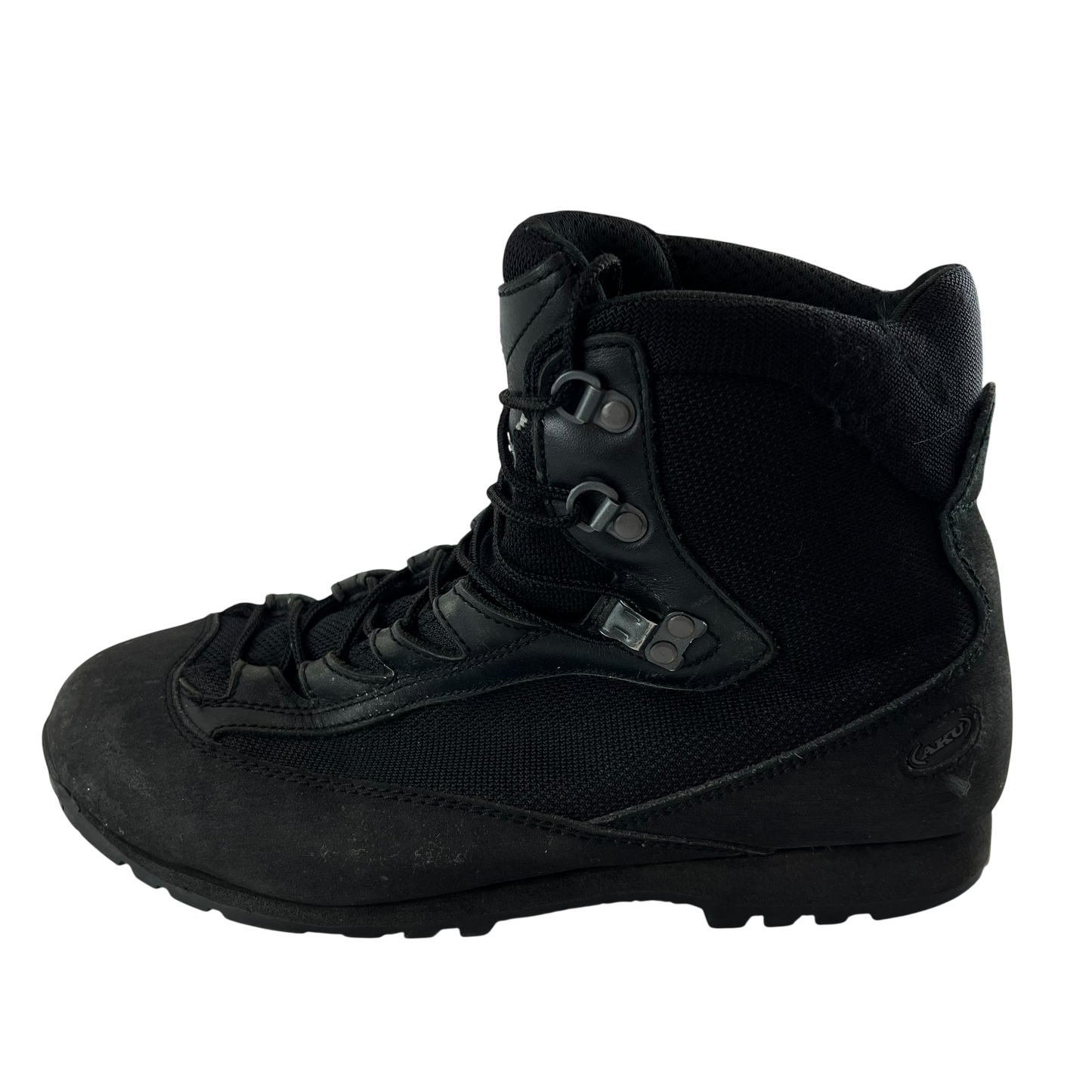 British Army AKU Black Combat Boots - Size 8M