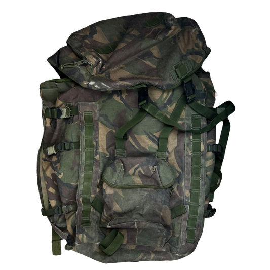 British Army S2000 DPM Woodland Camouflage 100L Short Convulted Rucksack