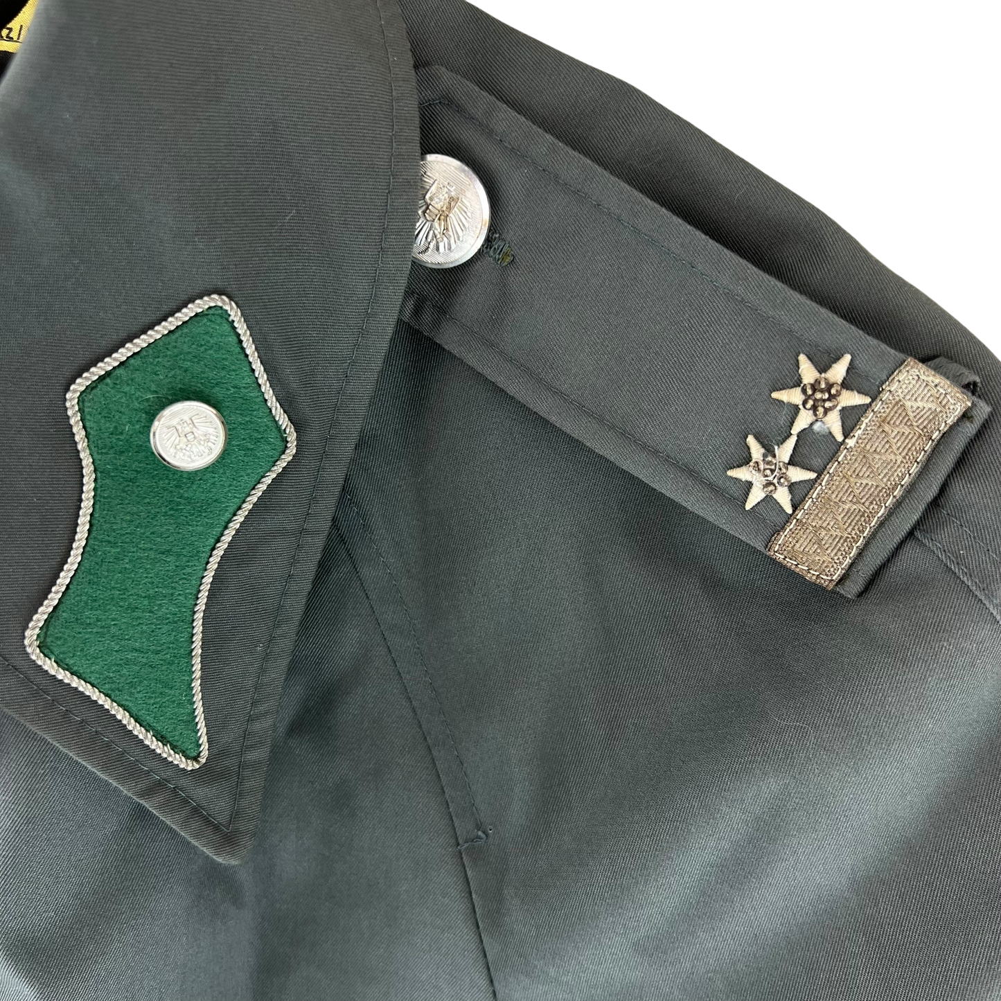 Austrian Army Officer's Trenchcoat Mac Field Grey - Medium