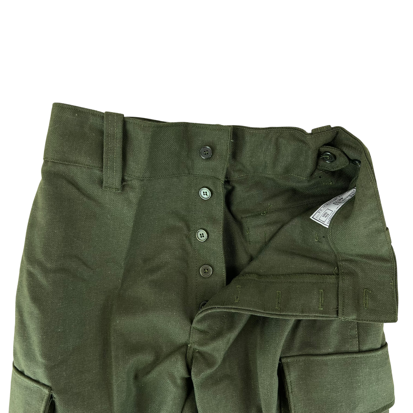 Spanish Army 80s Womens Winter Wool Blend Field Trousers - W32 L31