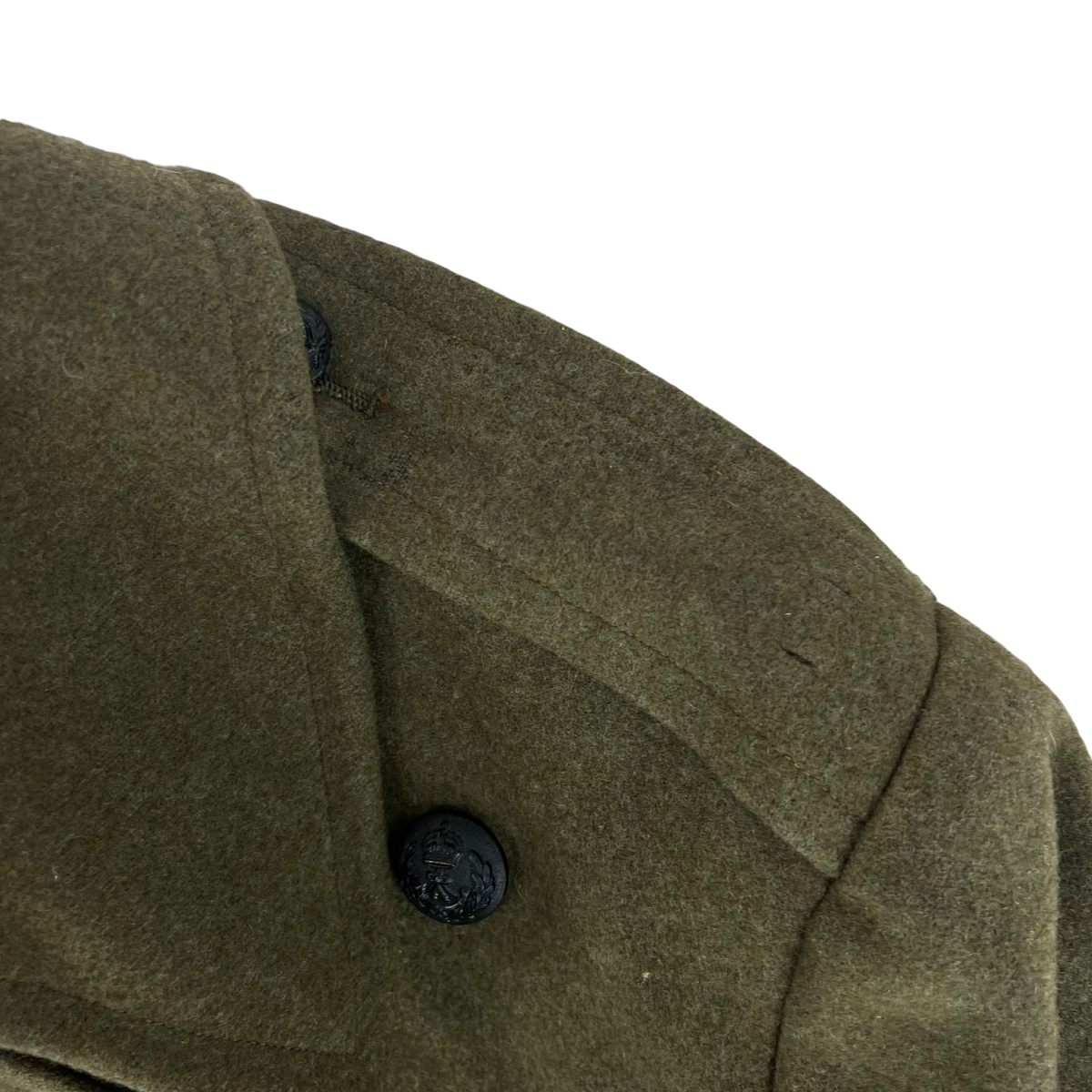 British Army 40s Dismounted 1940 Pattern Greatcoat - KRRC - Medium