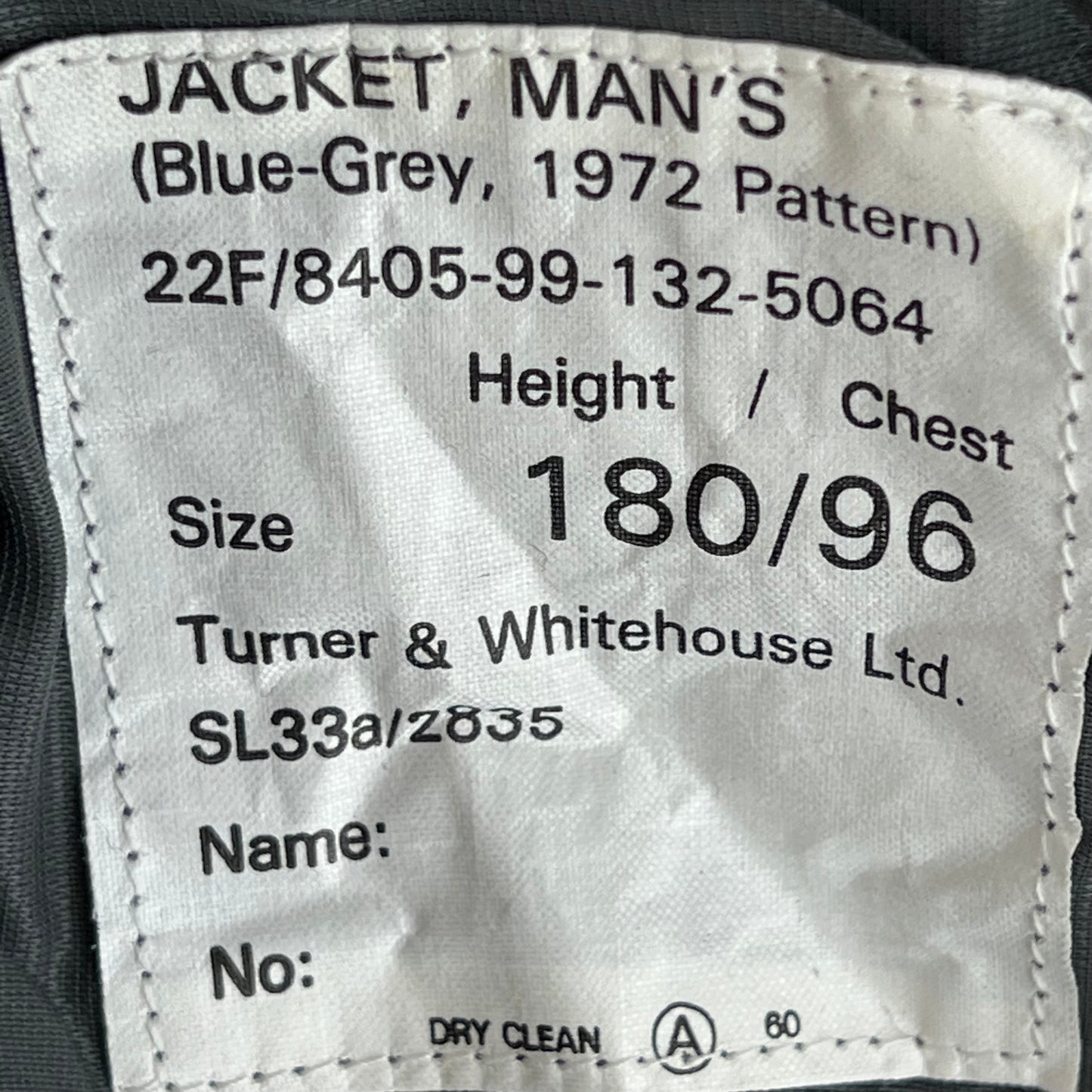British Air Force RAF 72 Pattern GP Jacket - Medium 180/96