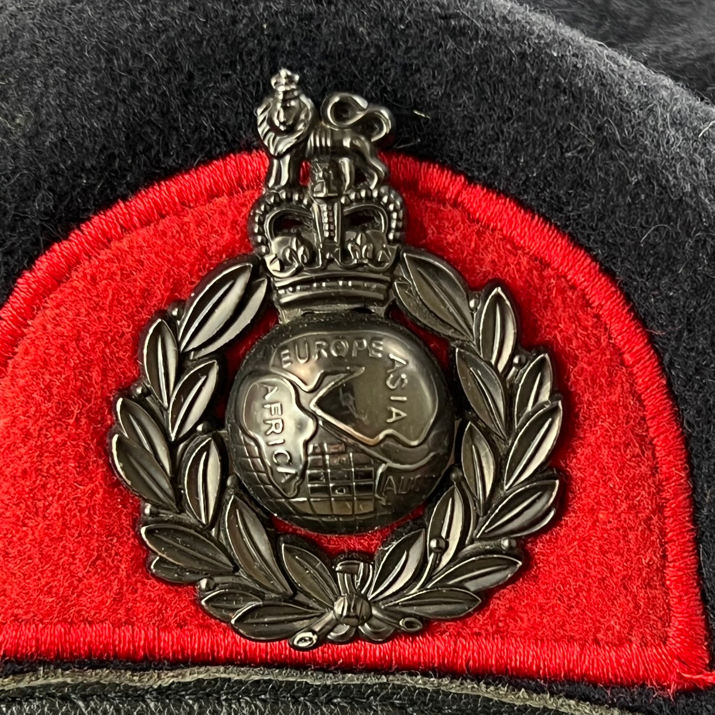 British Royal Marines Beret w/ Badge - Cadets - Medium 58cm