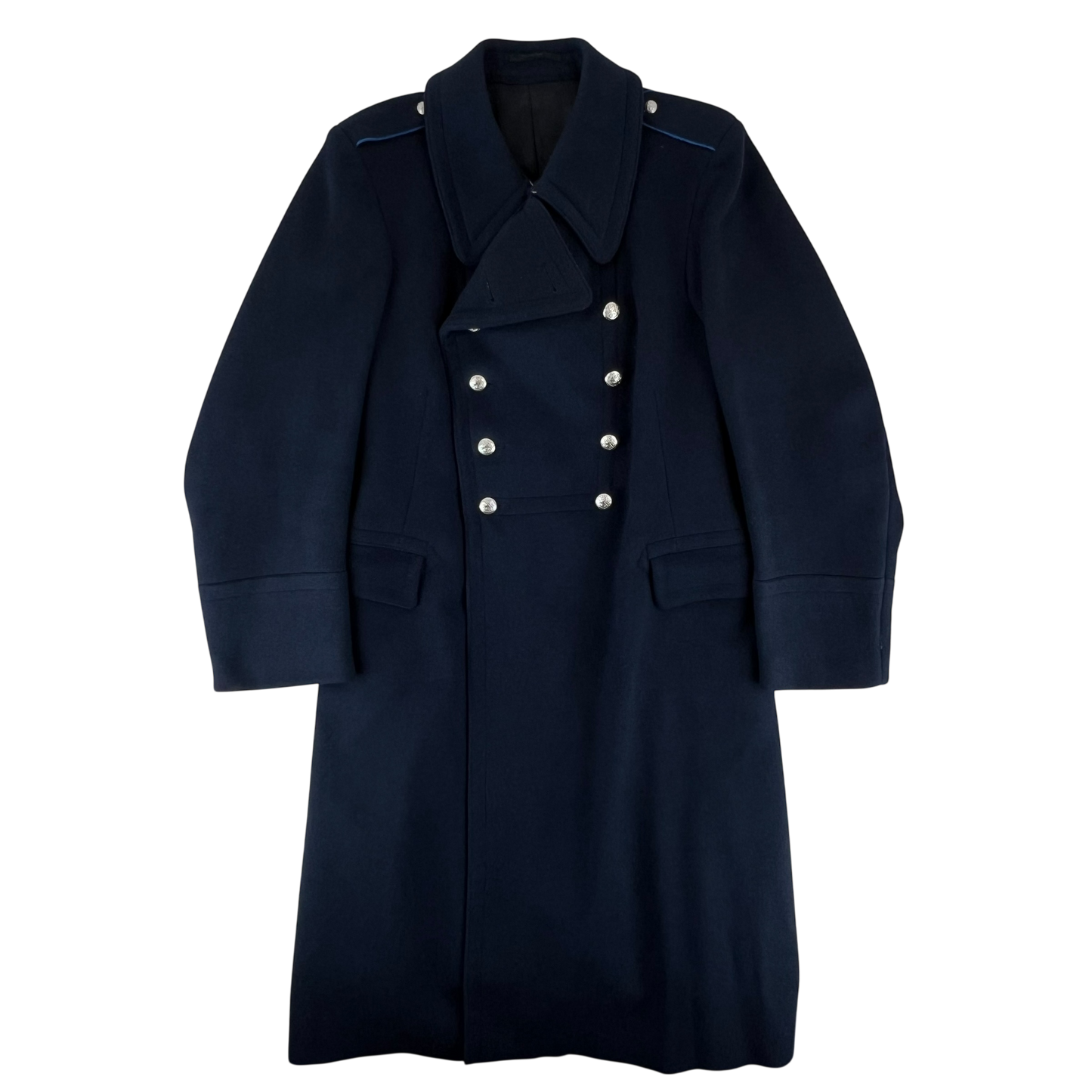 Finnish Police M41 50s Wool Greatcoat - Large
